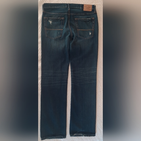 Abercrombie & Fitch 34x34 Men’s Dark Blue Jeans - Picture 2 of 5